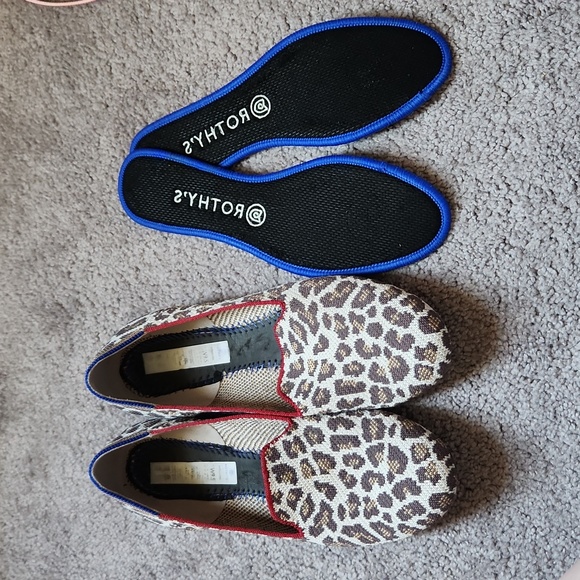 Rothy's Loafers Leopard Print in Mocha - Picture 5 of 5